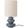 Image de Bloomingville Lampe de table Fabiola, Bleu, Verre