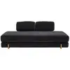Image de Bloomingville, Lit de jour Groove, Gris, Polyester