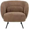 Image de Bloomingville Chaise Harry, Marron, Polyester