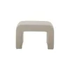Image de Bloomingville - Pouf Bobbie - Beige - Tissu bouclé