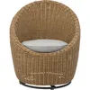 Image de Bloomingville - Fauteuil pivotant Roccas - Marron - Polyrotin