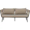 Image de Bloomingville - Canapé de jardin rembourré Pavone - Beige - Corde polyester