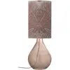 Image de Creative Collection Leni Lampe de table, Marron, Verre
