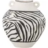 Image de Bloomingville Togo vase, noir, grès