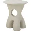Image de Bloomingville Table d'appoint Amiee, Blanc, Polyrésine