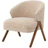 Image de Fauteuil Camino Lounge de Bloomingville, Naturel, Bois, Coton