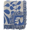 Image de Bloomingville - Plaid Nevine - Bleu - Coton recyclé