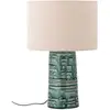 Image de Lampe de table Freyah, collection Creative, verte, faïence
