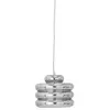 Image de Suspension Bloomingville Spike, argent, verre