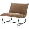 Image de Fauteuil Bloomingville Cape Lounge, marron, polyester