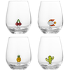 Image de Bloomingville - Verre Misa - Multicolore - Verre soufflé bouche