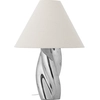 Image de Bloomingville - Lampe de table Silvia - Argent - Grès émaillé