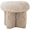 Image de Bloomingville - Pouf Frikka - Beige - Fausse fourrure