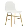Image de Normann Copenhagen - Chaise Form - Blanc - Chêne - Designer Simon Legald