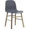 Image de Normann Copenhagen - Chaise Form - Bleu - Noyer - Designer Simon Legald