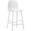 Image de Normann Copenhagen - Tabouret de bar Form - Blanc - Acier laqué - Designer Simon Legald