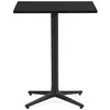 Image de Normann Copenhagen - Table carrée Allez - Noir - Contreplaqué de chêne - Designer Simon Legald