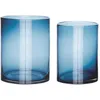 Image de Hübsch Près des vases bleu (série de 2)