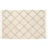Image de Hübsch Rhomb Rug Large Blanc cassé