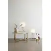 Image de Hübsch Lampe Balance Large Laiton/Blanc