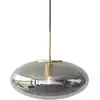 Image de Hübsch Reflect Pendentif Ellipse Gris/Laiton