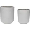 Image de Pots Hubsch Interior Among (x2) Gris 25x28/30x35 cm 900904