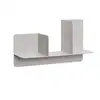 Image de Hübsch Étagère Pliable Double Gris