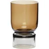 Image de HÜBSCH - Vase Stand - Marron - Verre soufflé bouche