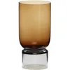 Image de HÜBSCH - Vase Stand - Marron - Verre soufflé bouche