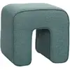 Image de Pouf sculpture Hübsch vert