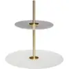 Image de Hübsch Ripple Etagere Structure/Laiton