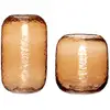 Image de Hübsch Texture Vaces Ambre (lot de 2)