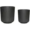 Image de Pots Hubsch Interior Among (x2) Noir 25x28/30x35 cm 901401