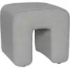 Image de Pouf sculpture Hübsch gris foncé