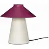 Image de Hübsch Lampe de Table Broyeur Sable/Bordeaux