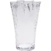 Image de HÜBSCH - Vase Ruffle - Transparent - Verre soufflé bouche