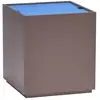 Image de Boîtes de rangement Hübsch Vault, bleu, marron