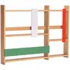 Image de Étagère murale/porte-revues Pretty Arki Naturel/Multicolore