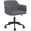 Image de Hübsch Rest chaise de bureau, gris foncé