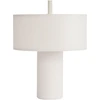 Image de NEW WORKS - Lampe sans fil rechargeable Margin - Blanc - Lin - Designer John Astbury