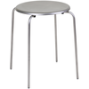 Image de Frama - Tabouret Petit Rond - Métal - Acier inoxydable brossé - Designer Troels Grum-Schwensen