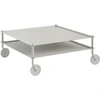 Image de Muuto - Table basse Flow - Gris - Acier gaufré - Designer Normal Studio