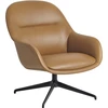 Image de Muuto - Fauteuil rembourré Fiber - Marron - Plastique 100% recyclé - Designer Iskos-Berlin