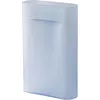 Image de Muuto - Vase Ridge - Bleu - Verre dépoli soufflé bouche - Designer Studio Kaksikko