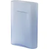 Image de Muuto - Vase Ridge - Bleu - Verre dépoli soufflé bouche - Designer Studio Kaksikko