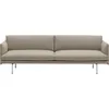 Image de Muuto - Canapé 3 places ou + Outline - Beige - Plumes - Designer Anderssen & Voll