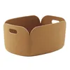 Image de Muuto - Panier Restore - Orange - Feutre recyclé - Designer Mika Tolvanen