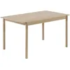 Image de Muuto - Table rectangulaire Linear - Bois naturel - Contreplaqué de chêne - Designer Thomas Bentzen