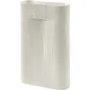 Image de Muuto - Vase Ridge - Blanc - Faïence - Designer Studio Kaksikko