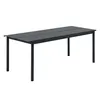 Image de Muuto - Table rectangulaire Linear - Noir - Acier revêtement poudre - Designer Thomas Bentzen